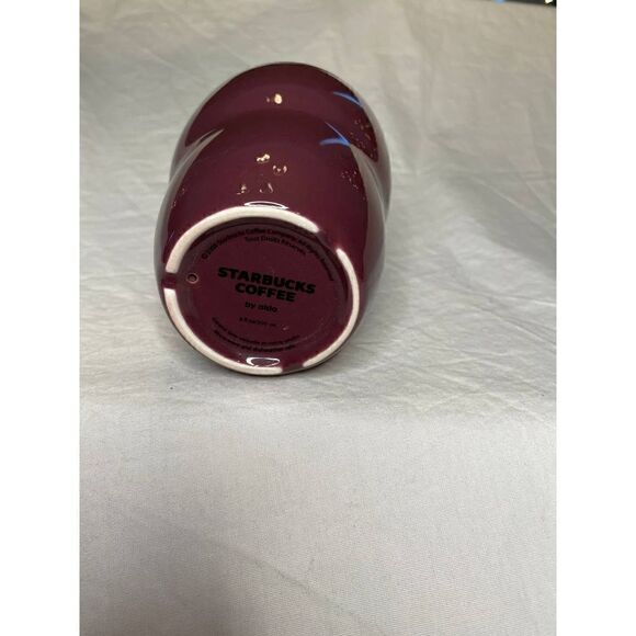 Starbucks Coffee 2008 Aida Plum Double Wall Thermal Coffee Mug - Picture 2 of 2